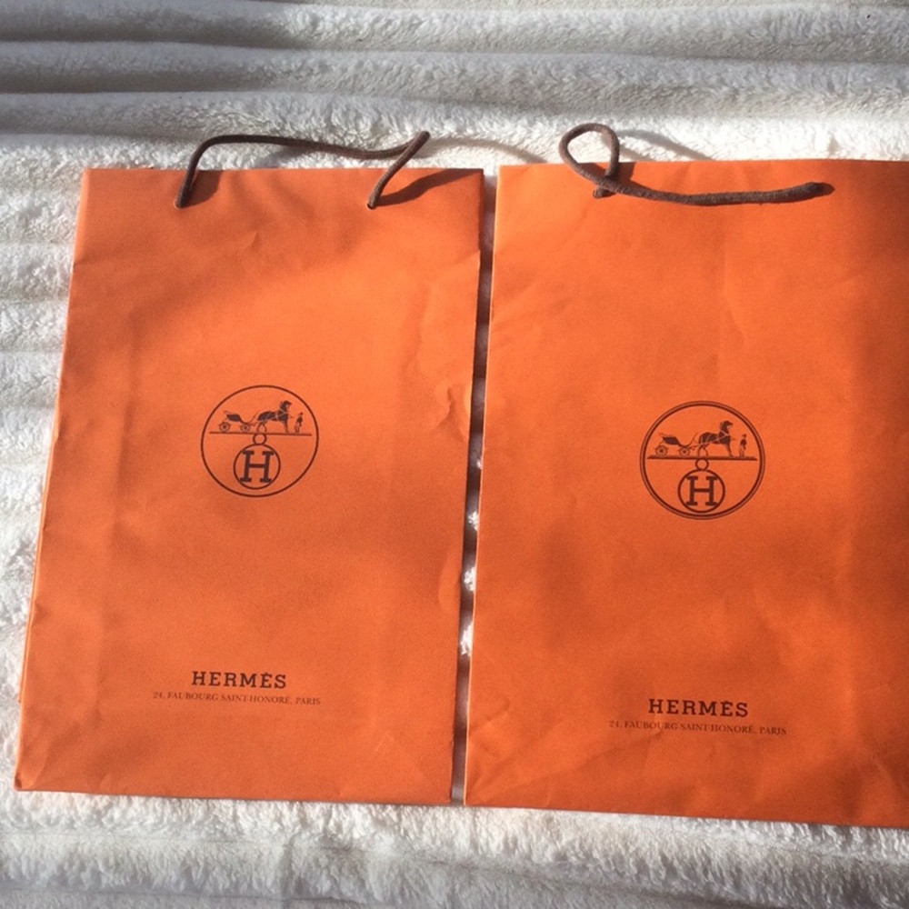 2 classic Hermes Scarf Bags